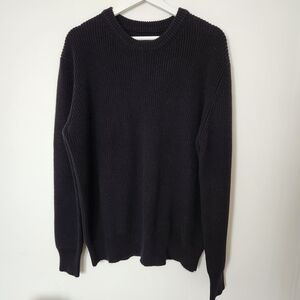 Maison Margiela Men's Black Knit Sweater Size 46